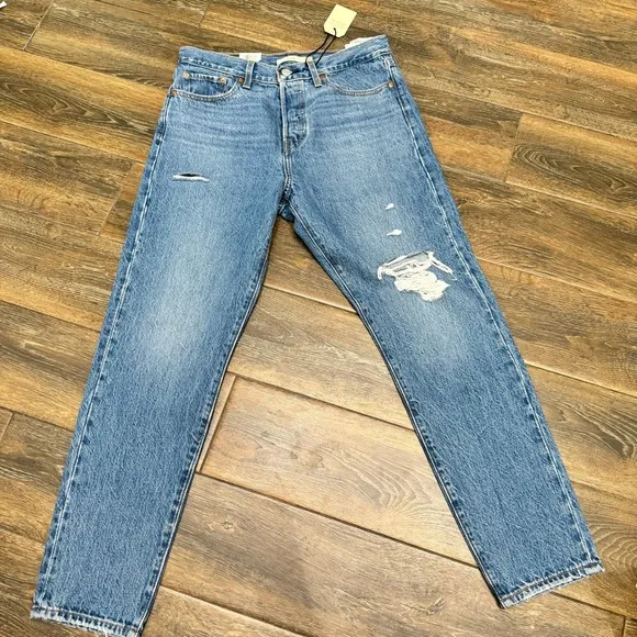 Levi's Premium Wedgie Jeans Button Fly High Rise 100% Cotton Size 29 NWT