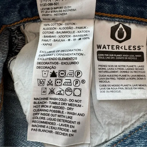 Levi's Premium Wedgie Jeans Button Fly High Rise 100% Cotton Size 29 NWT