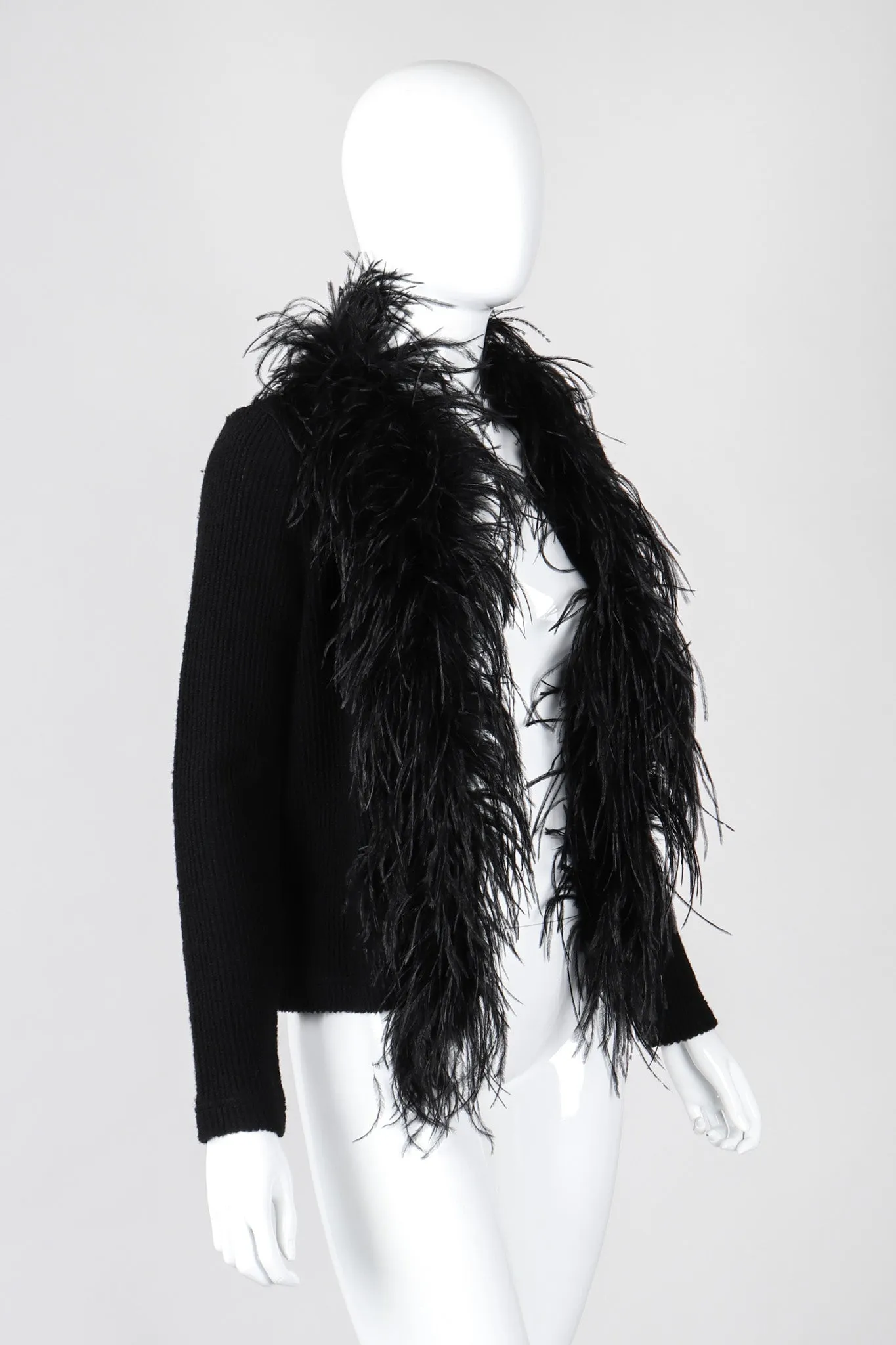 Liberté Ribbed Feather Cardigan