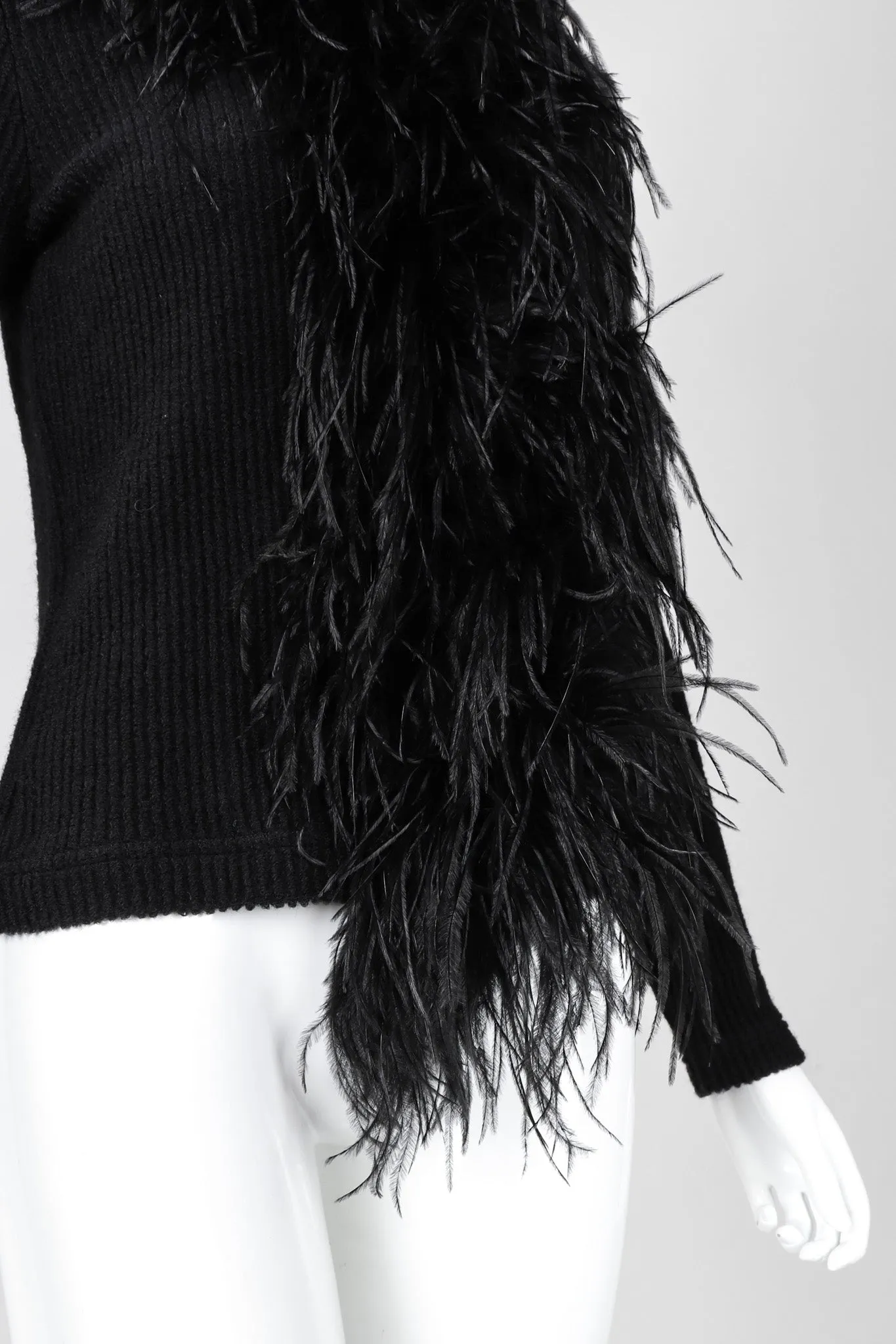 Liberté Ribbed Feather Cardigan