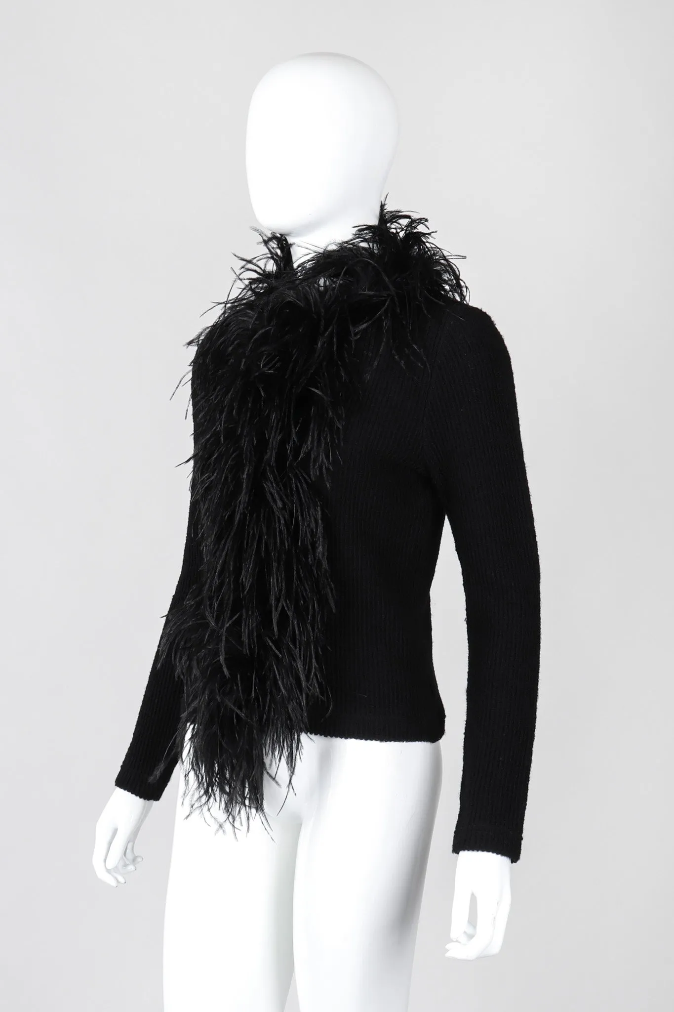 Liberté Ribbed Feather Cardigan