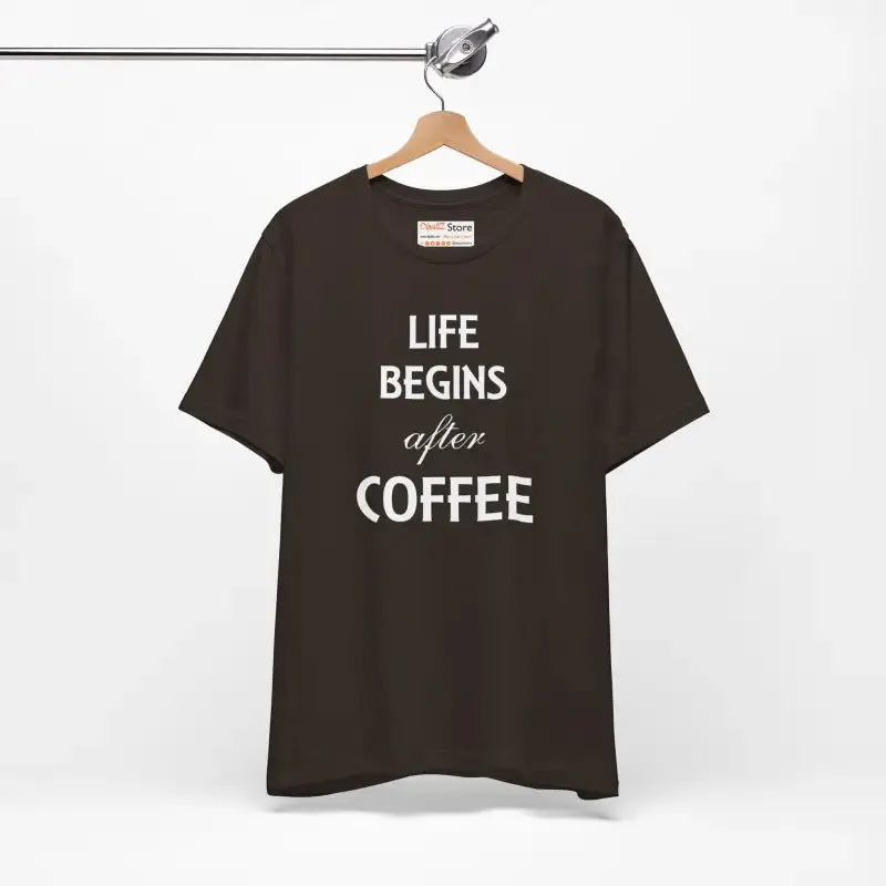 Life Begins After Coffee t Shirt Trendy Fashion Vibes
