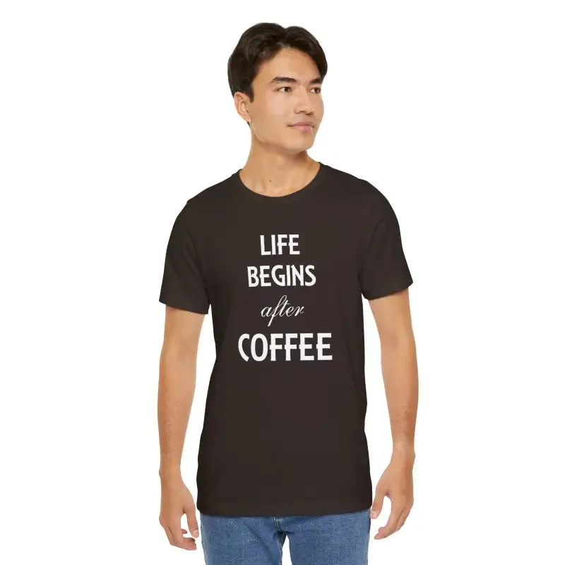 Life Begins After Coffee t Shirt Trendy Fashion Vibes