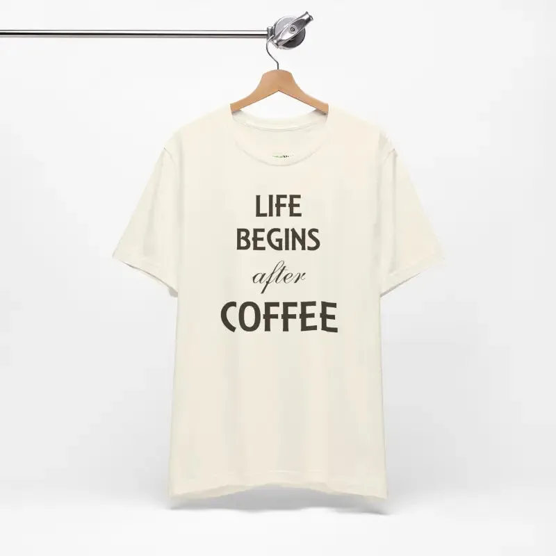 Life Begins After Coffee t Shirt Trendy Fashion Vibes