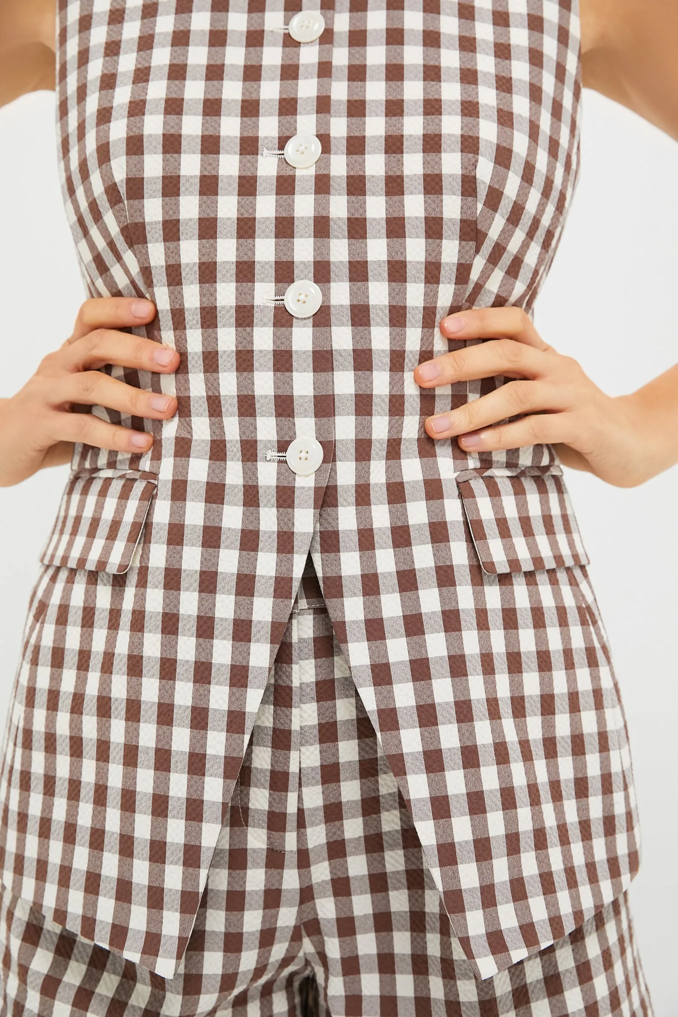 Light Chicory and Dove Lois Vest