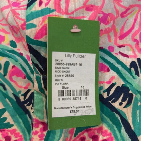 Lilly Pulitzer Skirts Multi Via Flora Nicki Skort