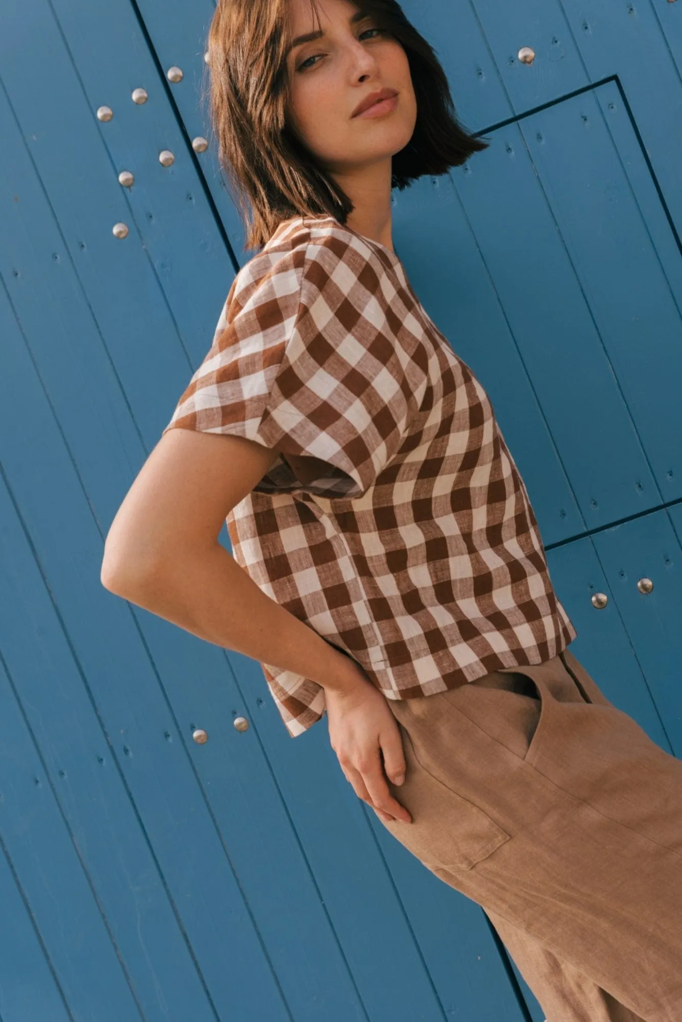 Lily Oversized Linen Top | Multiple Colours