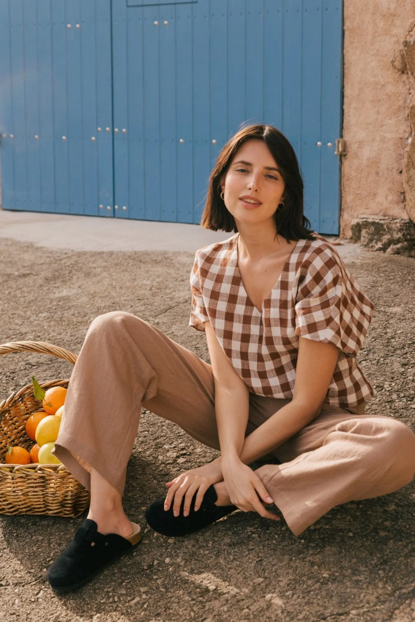 Lily Oversized Linen Top | Multiple Colours