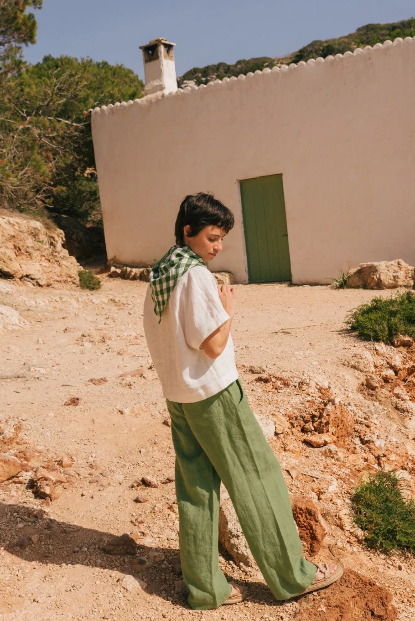 Lily Oversized Linen Top | Multiple Colours