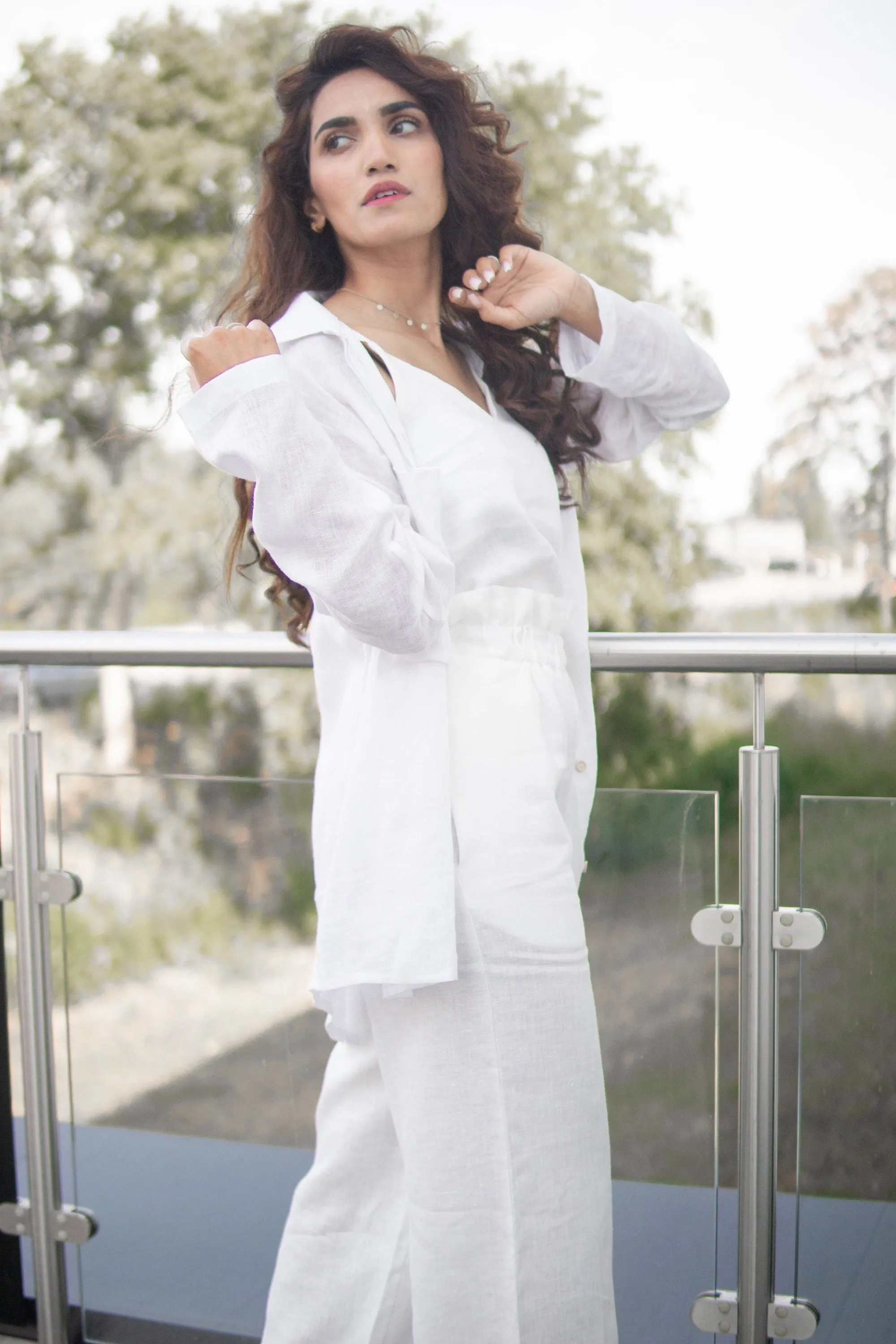 Linen Slip Top