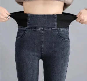 Loock women's high-waisted slim jeans