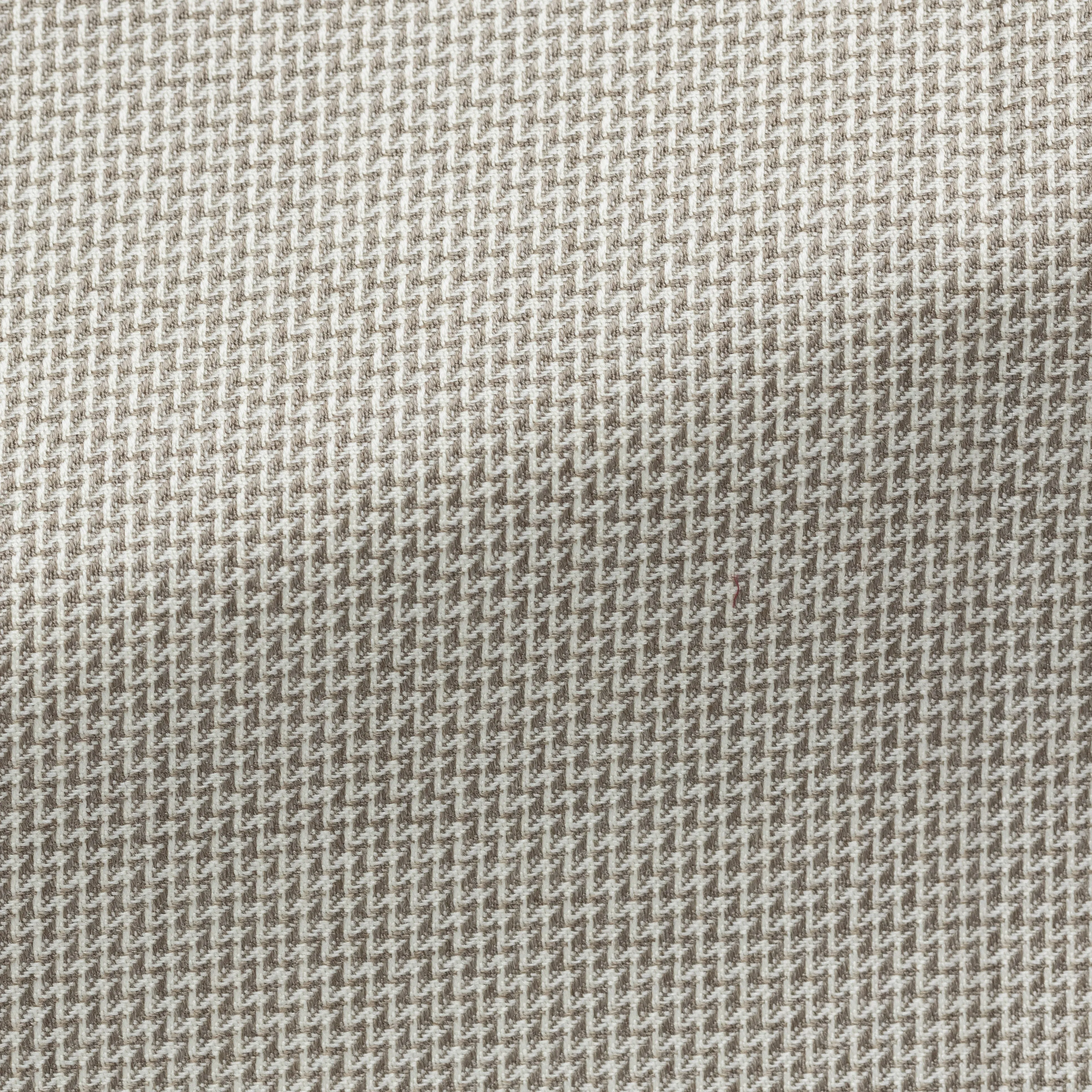 Loro Piana Australis Taupe S150 Merino Wool With Ivory Micro Design