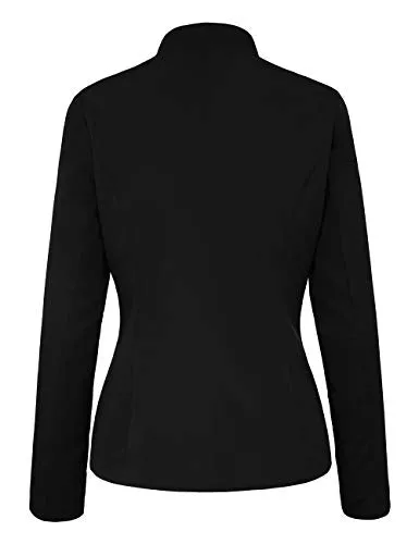 luvamia Women's Open Front Work Blazer Jacket