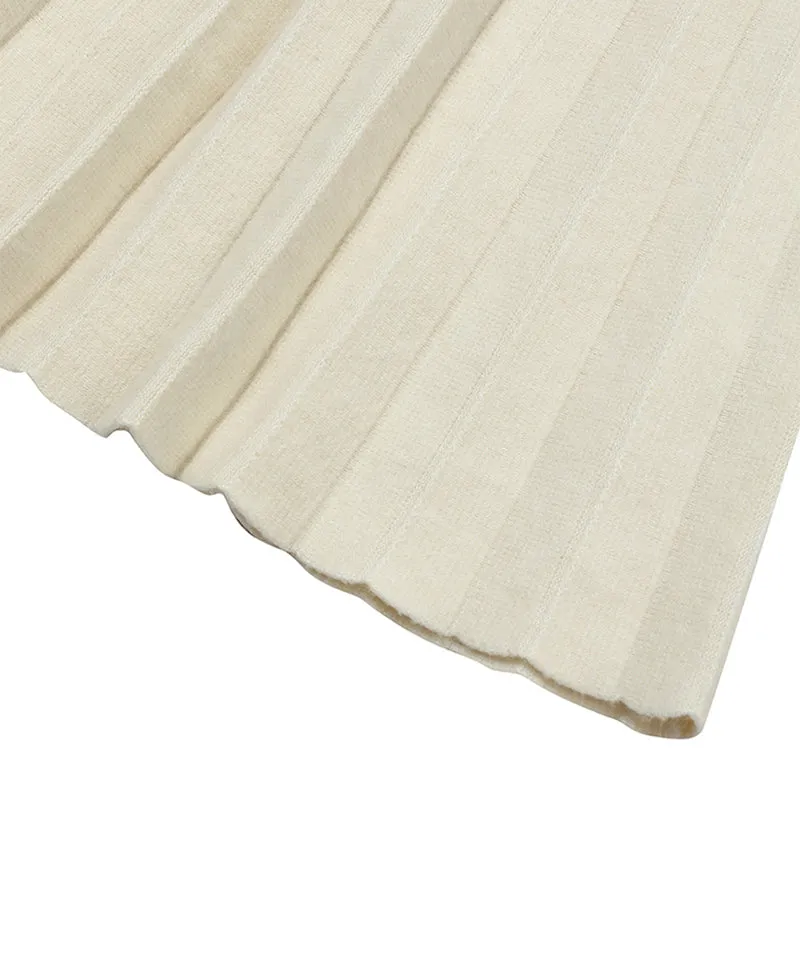 MACKY Golf: Patch Kinit Skirt - Ivory