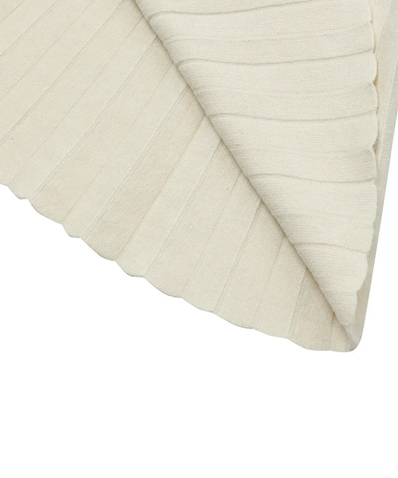 MACKY Golf: Patch Kinit Skirt - Ivory