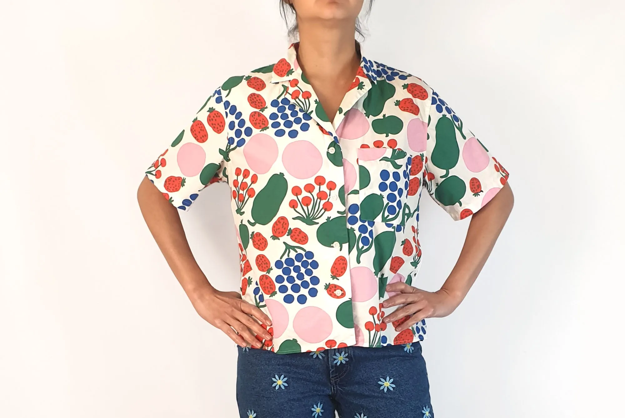 Maimekko   Uniqlo colourful shirt size S