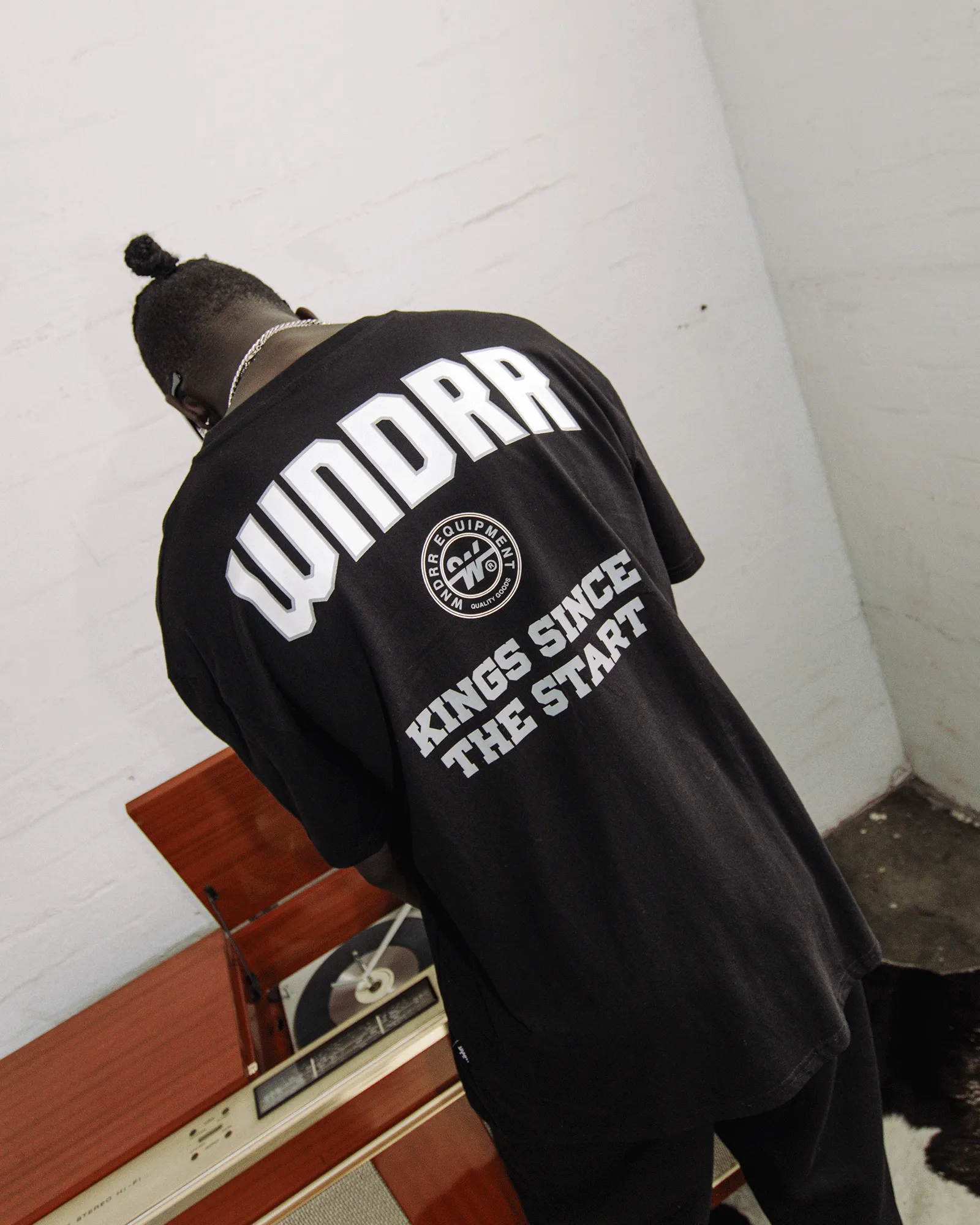 MAJOR BOX FIT TEE - BLACK