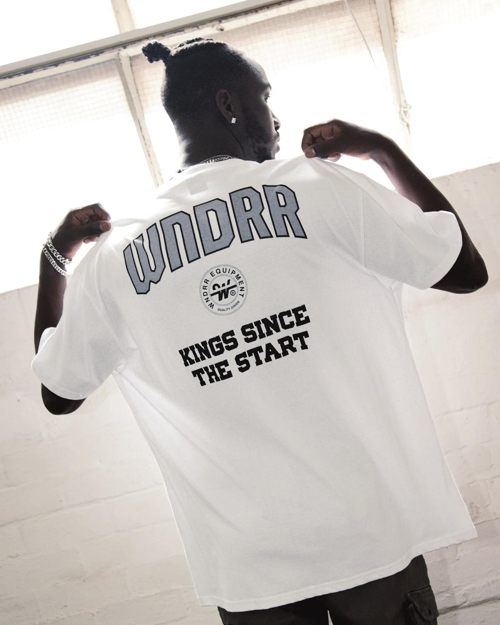 MAJOR BOX FIT TEE - WHITE