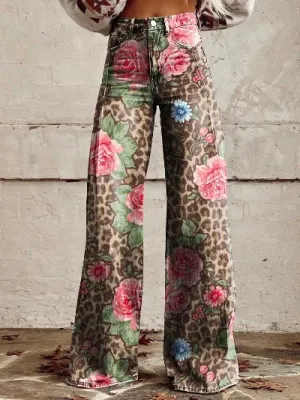 Mandie - Chic Printed Pants for Women