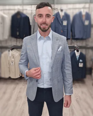 Mark Sky Jacket with Navy Chino