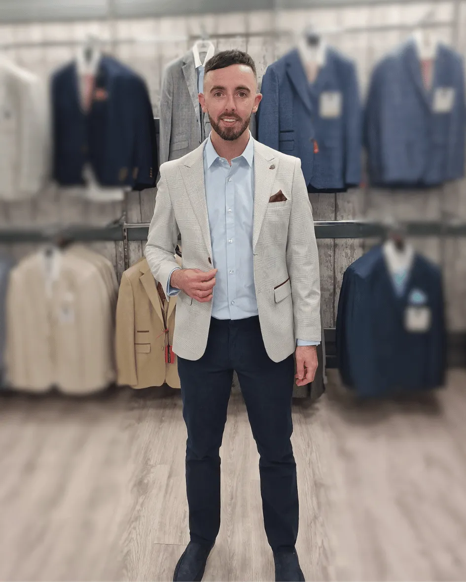 Mark Stone Jacket with Navy Chino
