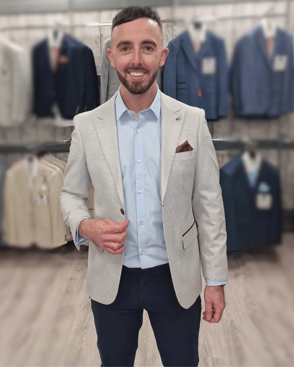 Mark Stone Jacket with Navy Chino