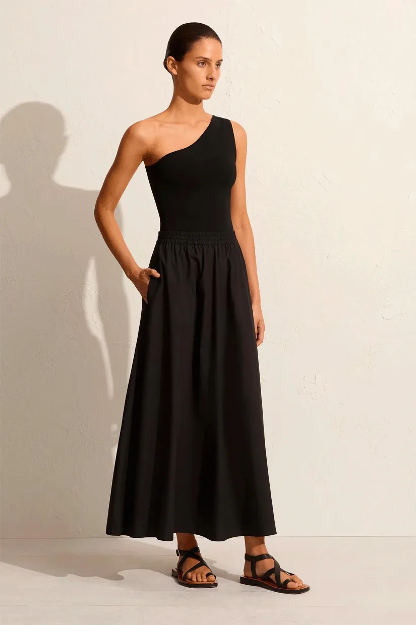 Matteau Relaxed Everyday Skirt - Black