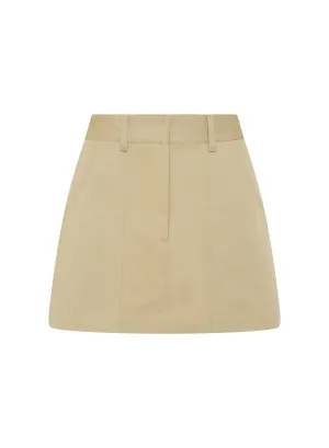 Matteau Utility Mini Skirt in Sand