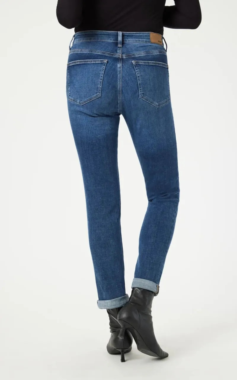 Mavi- Kathleen Slim Boyfriend in Shaded Feather Blue 28" Length