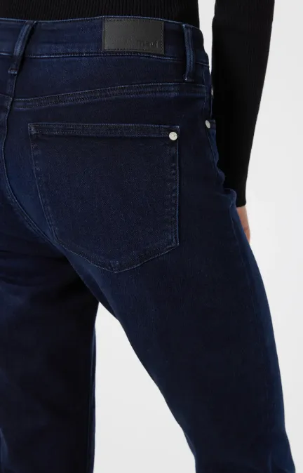 Mavi Kathleen Slim Boyfriend Jeans in Midnight Feather Blue