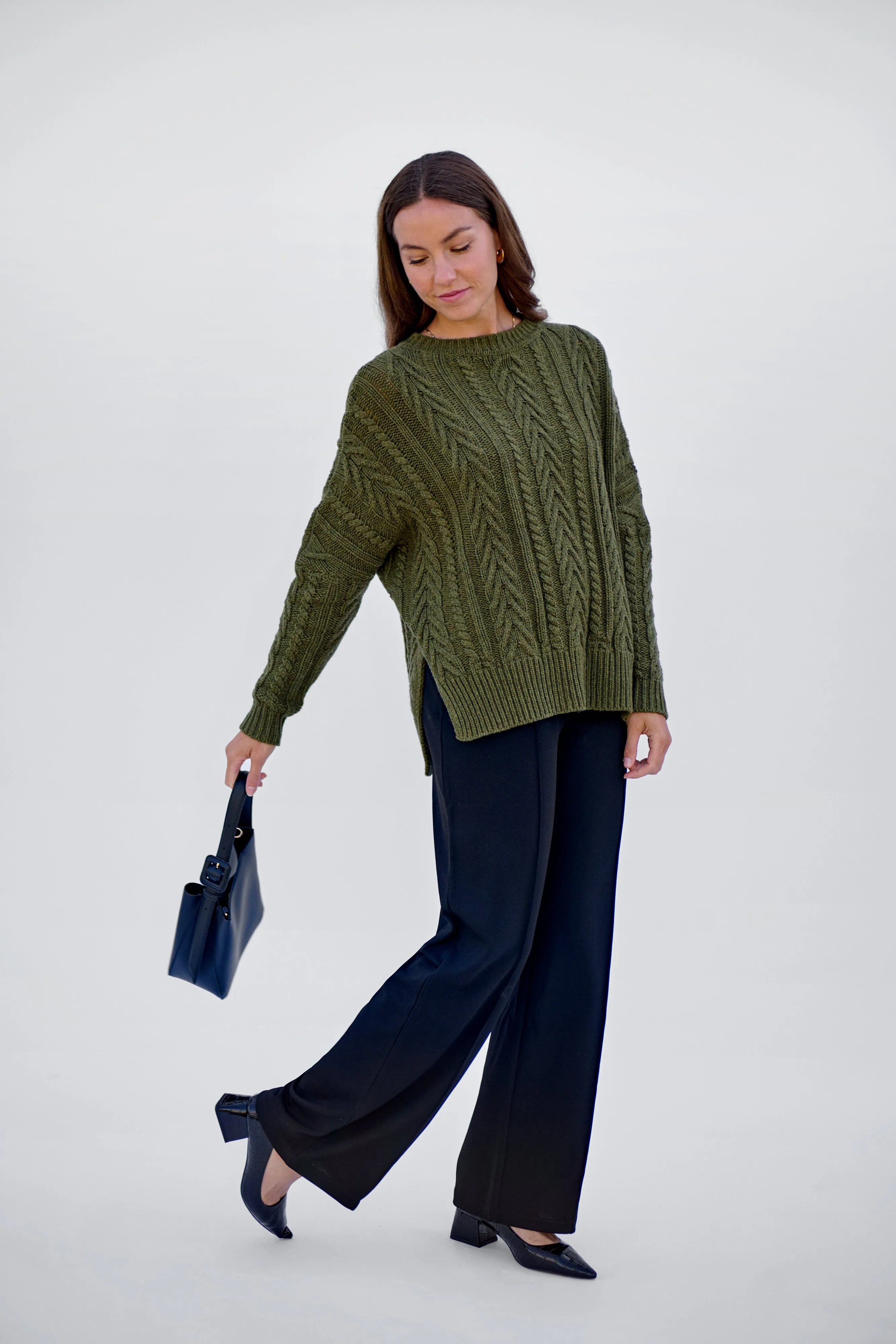 MAXTED - Cable Knit (Rural Khaki)