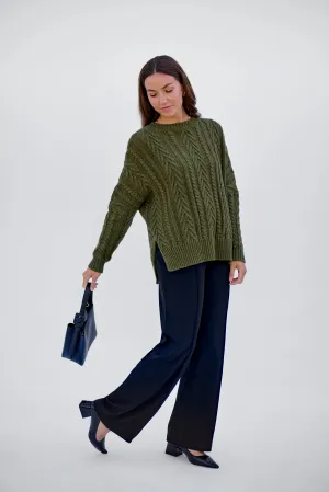 MAXTED - Cable Knit (Rural Khaki)