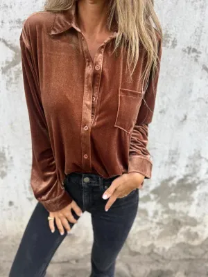 Maya | CLASSIC VELVET BLOUSE