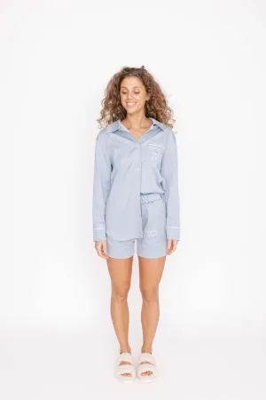 Melina Sleep Short in Sky Blue