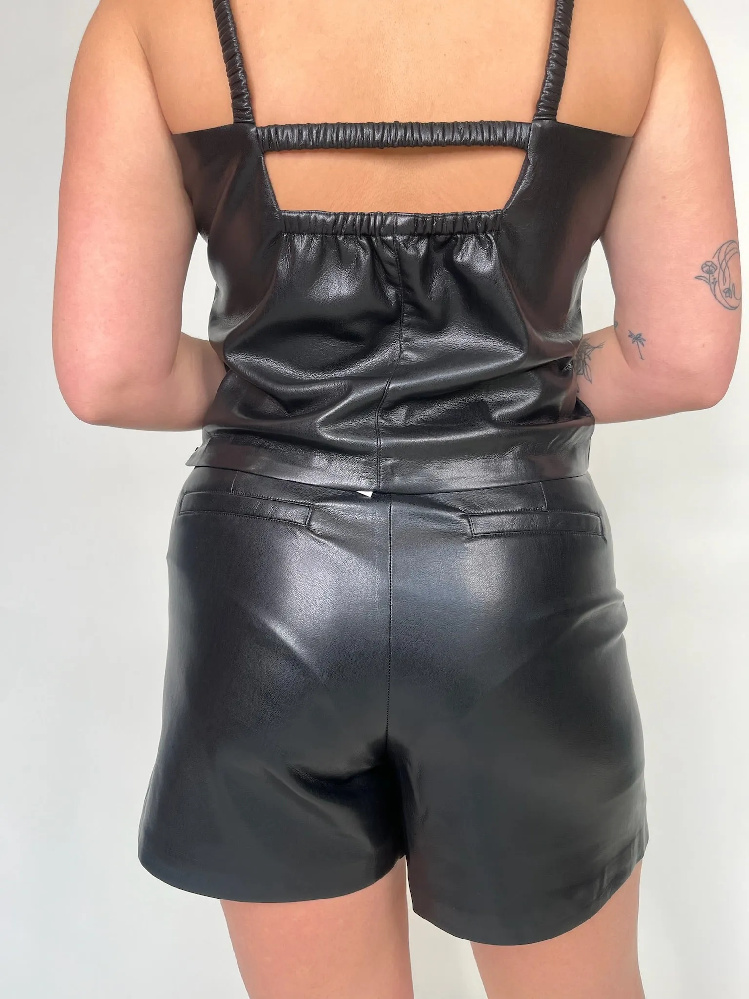 Melissa Nepton Amandine Faux Leather Skort