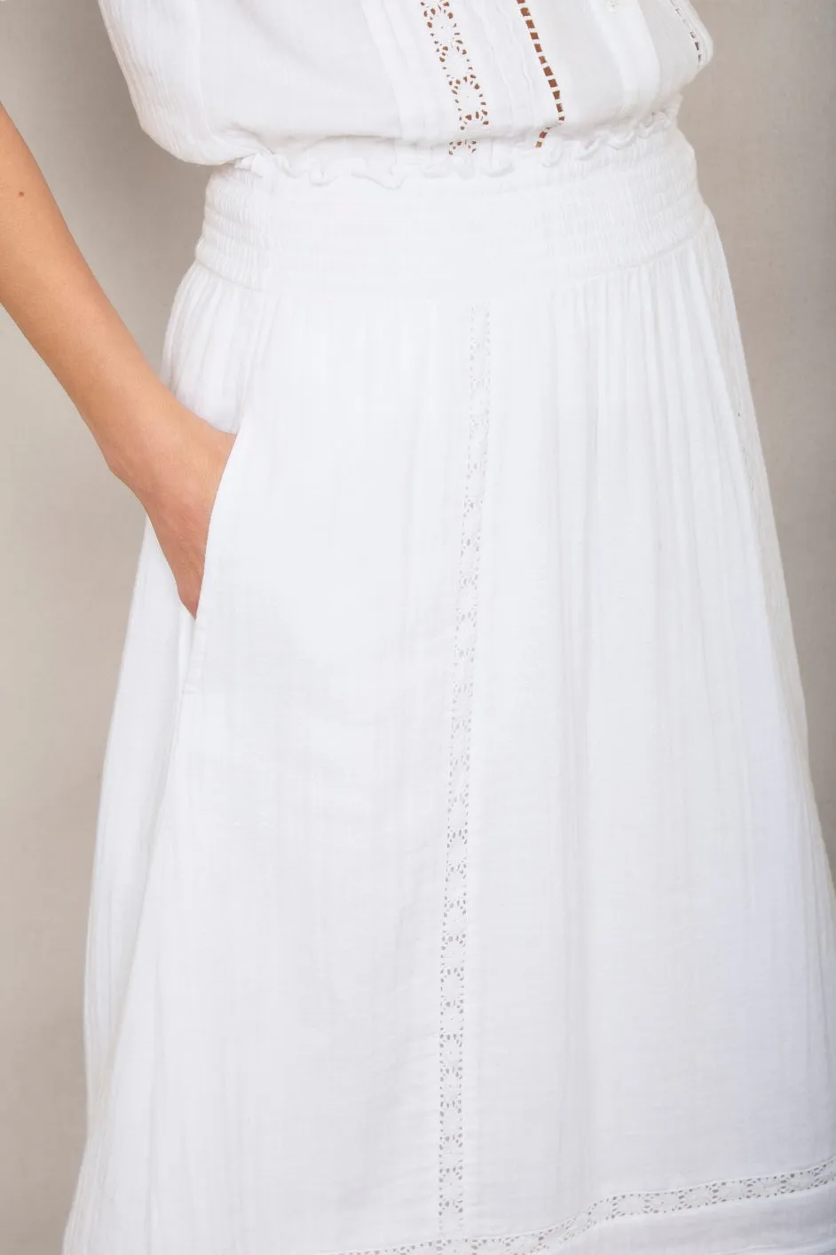 Melissa Skirt - White