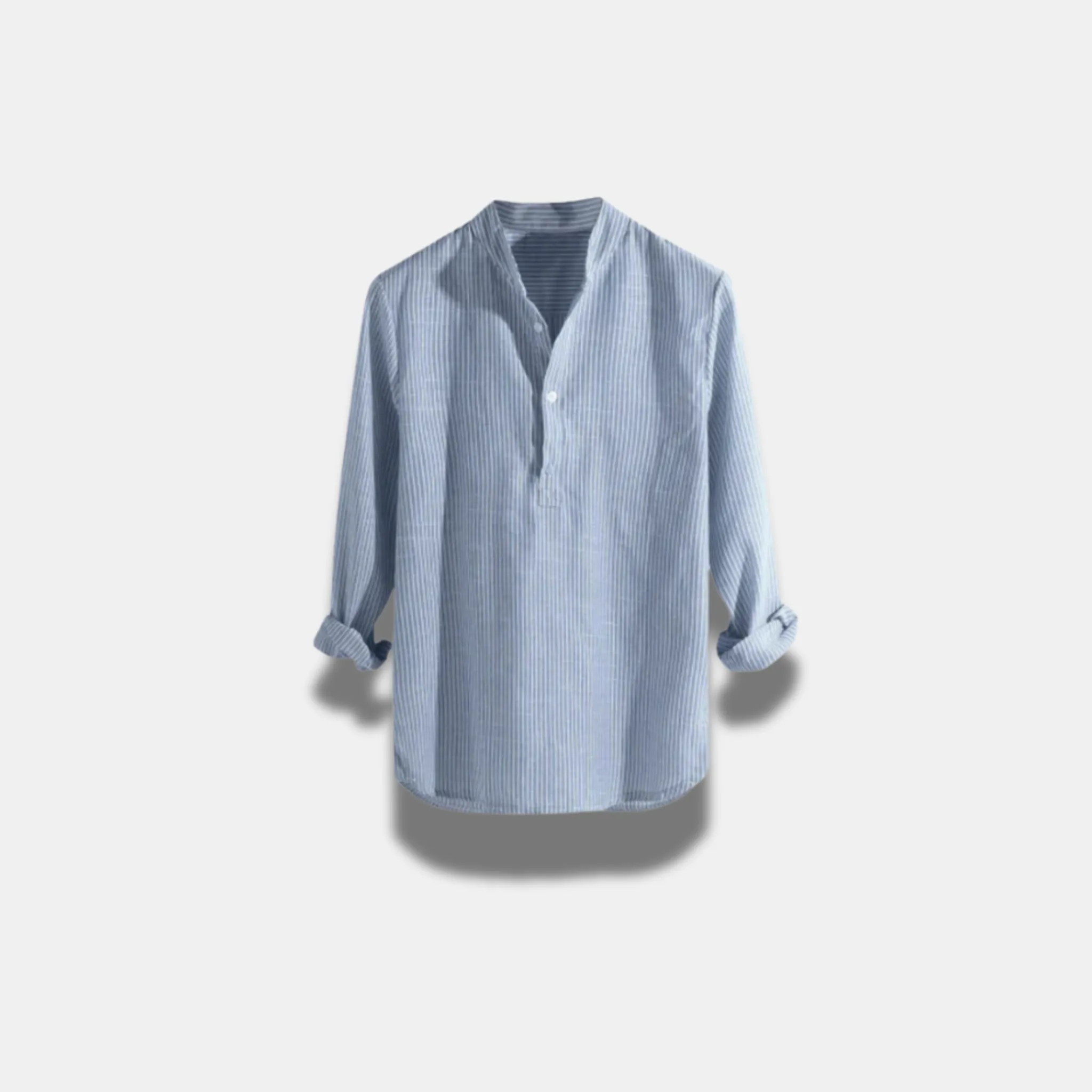 Men’s Cotton Long-Sleeve Shirt – Classic Fit & Elevated Simplicity