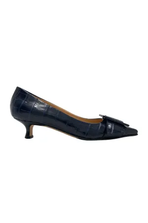 Midnight Congo Kitten Heel Shoe