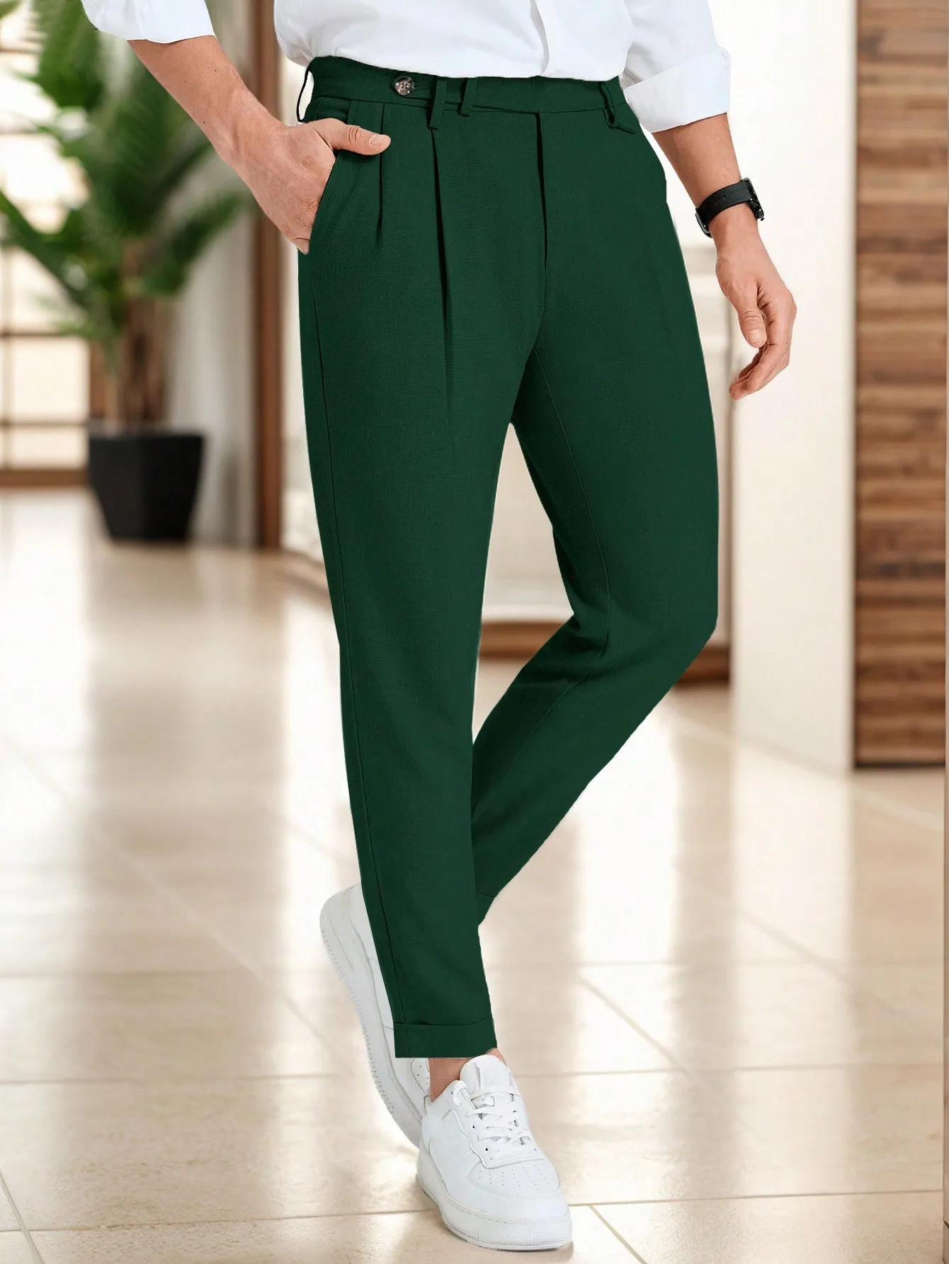 ÉMIEL | Classic Pleated Suit Trousers