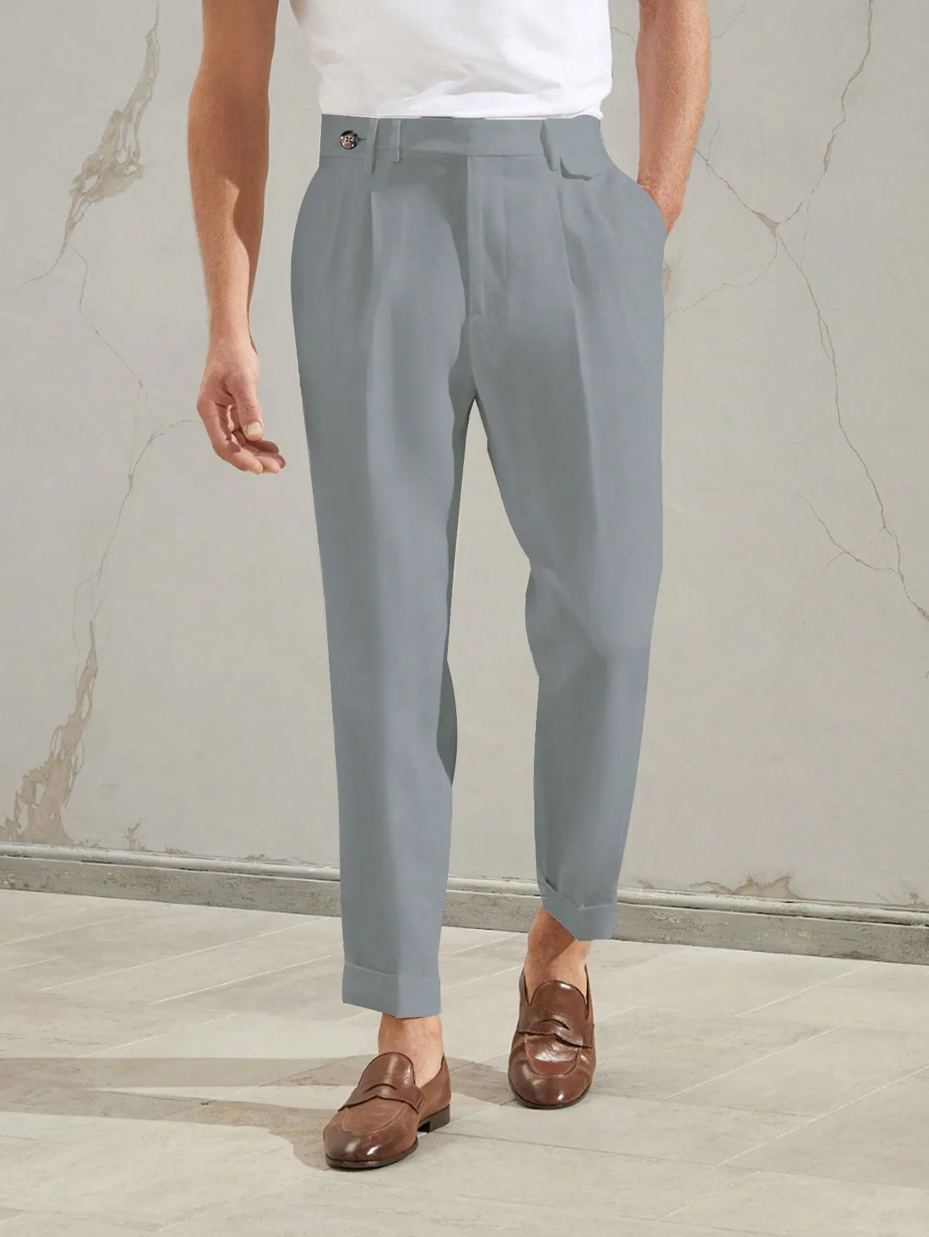 ÉMIEL | Classic Pleated Suit Trousers
