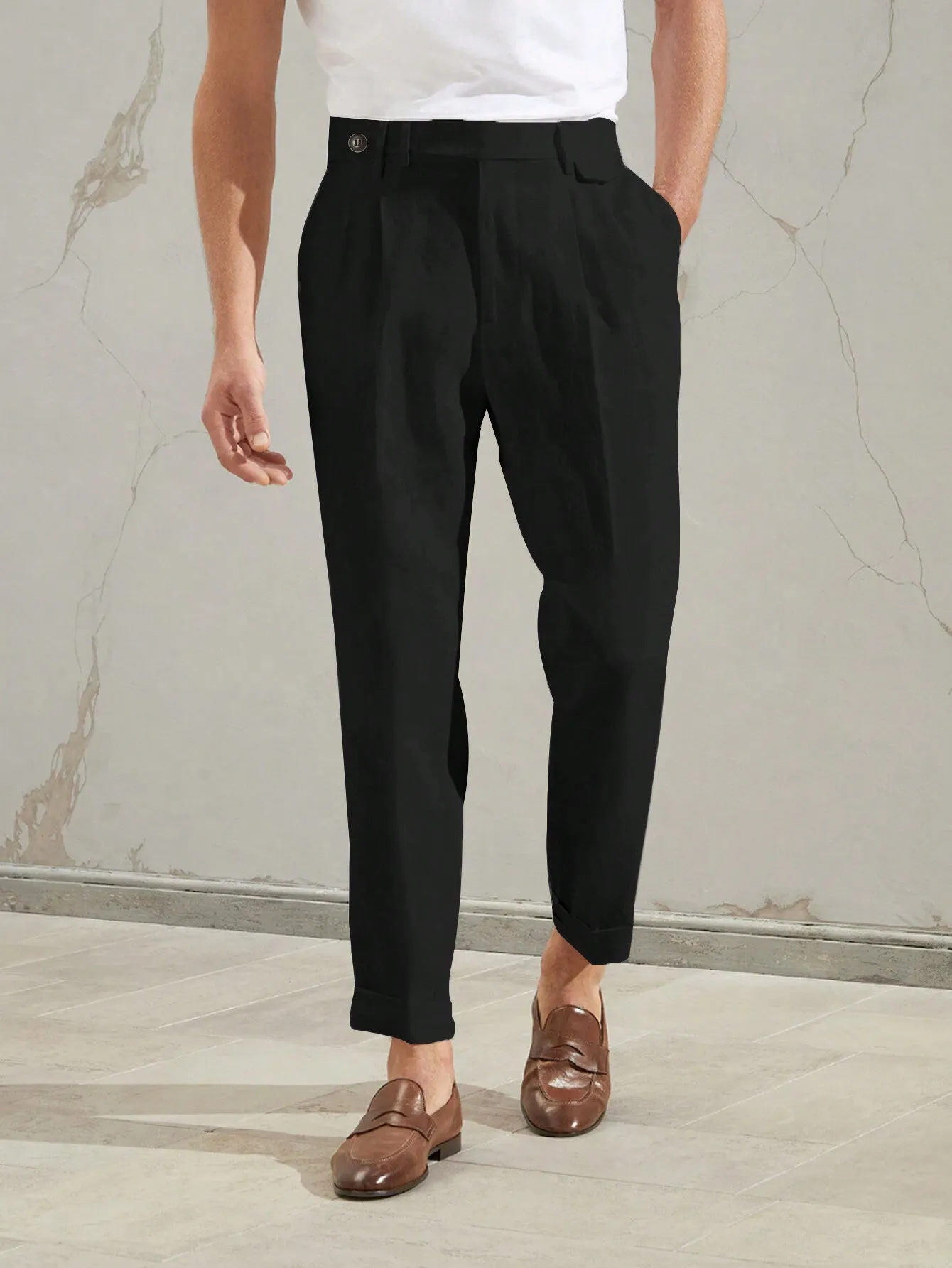 ÉMIEL | Classic Pleated Suit Trousers