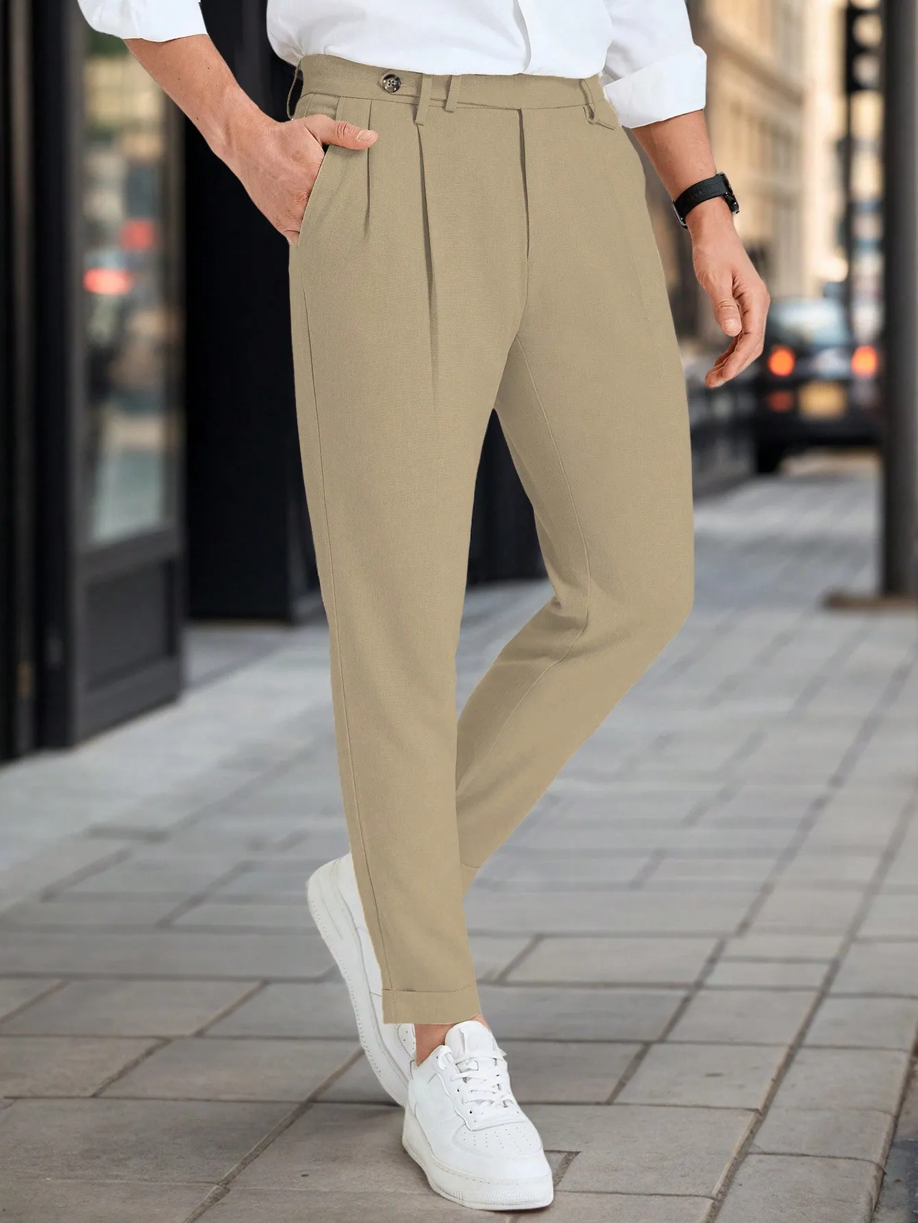 ÉMIEL | Classic Pleated Suit Trousers