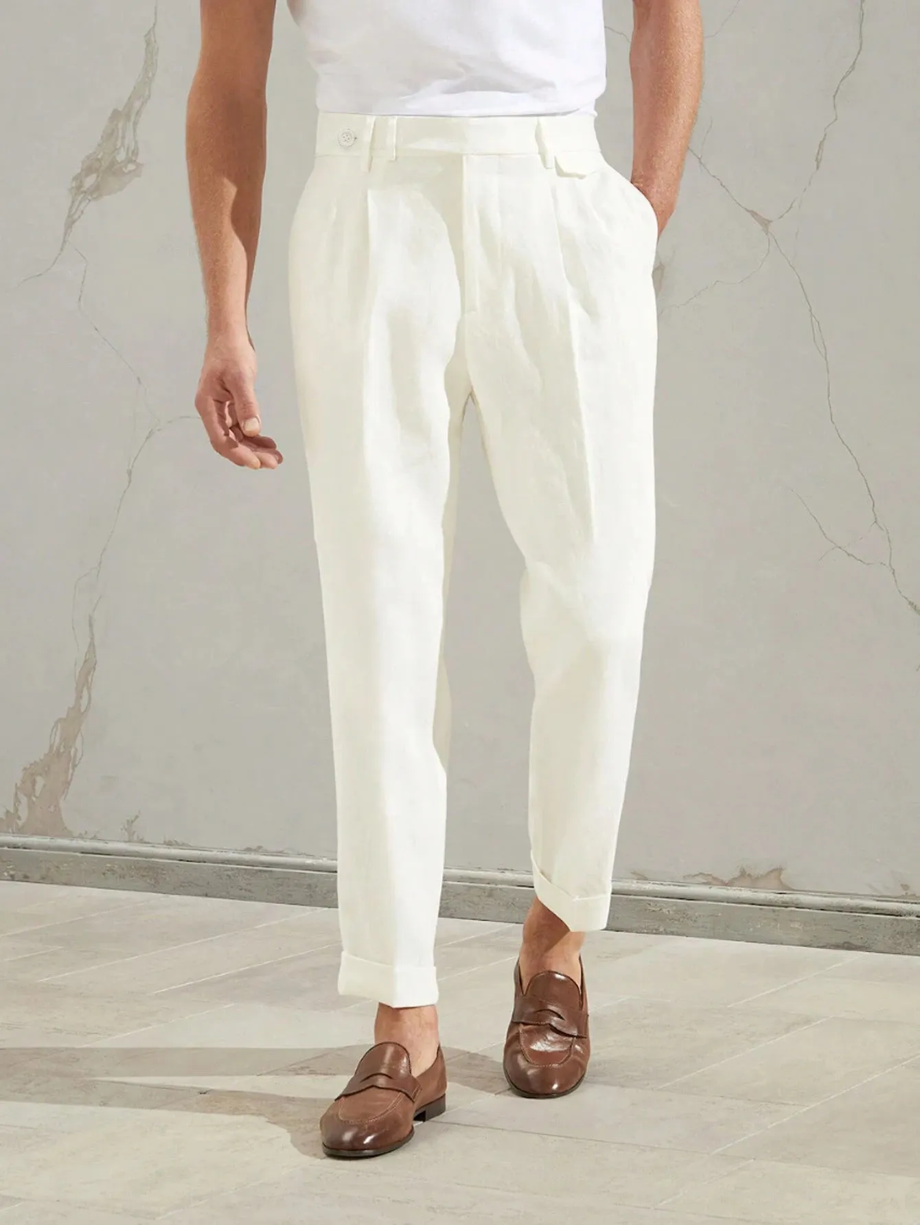 ÉMIEL | Classic Pleated Suit Trousers