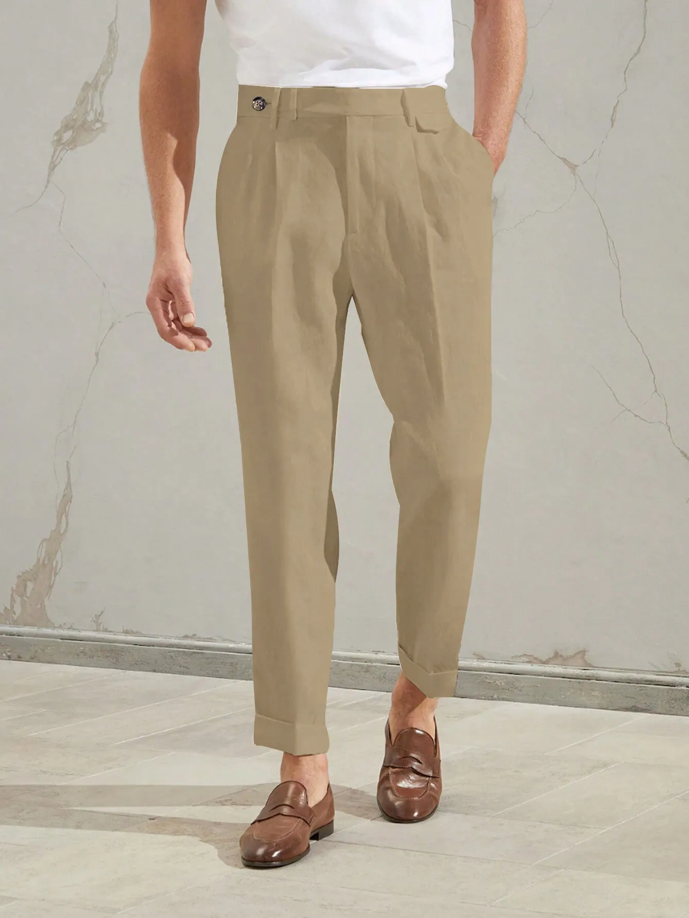 ÉMIEL | Classic Pleated Suit Trousers