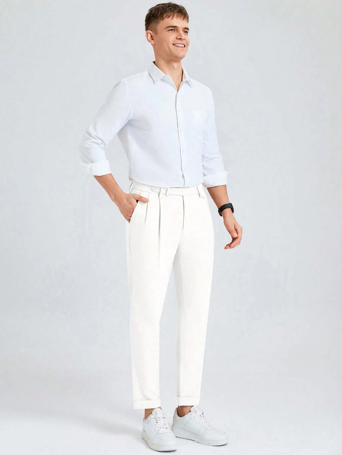 ÉMIEL | Classic Pleated Suit Trousers