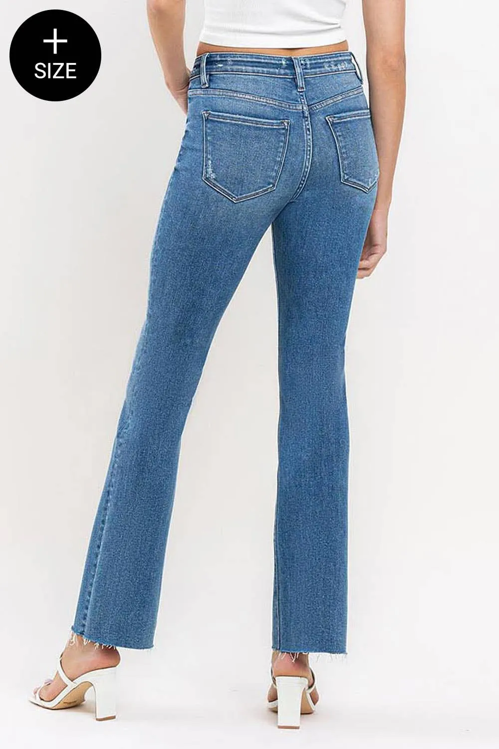 Miranda Curvy Vervet Mid Rise Bootcut Jeans-FINAL SALE