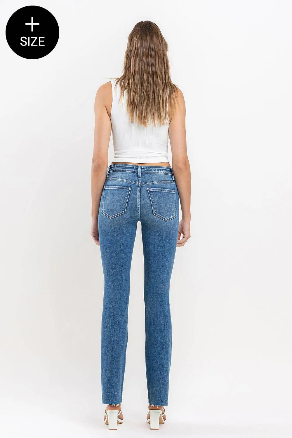 Miranda Curvy Vervet Mid Rise Bootcut Jeans-FINAL SALE