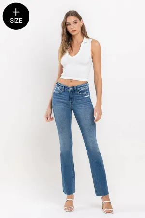 Miranda Curvy Vervet Mid Rise Bootcut Jeans-FINAL SALE