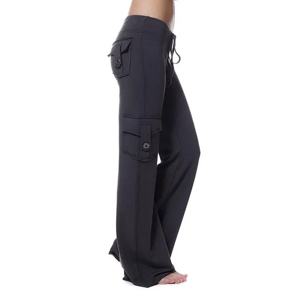 Mischa - Tight Cargo Pants for Women