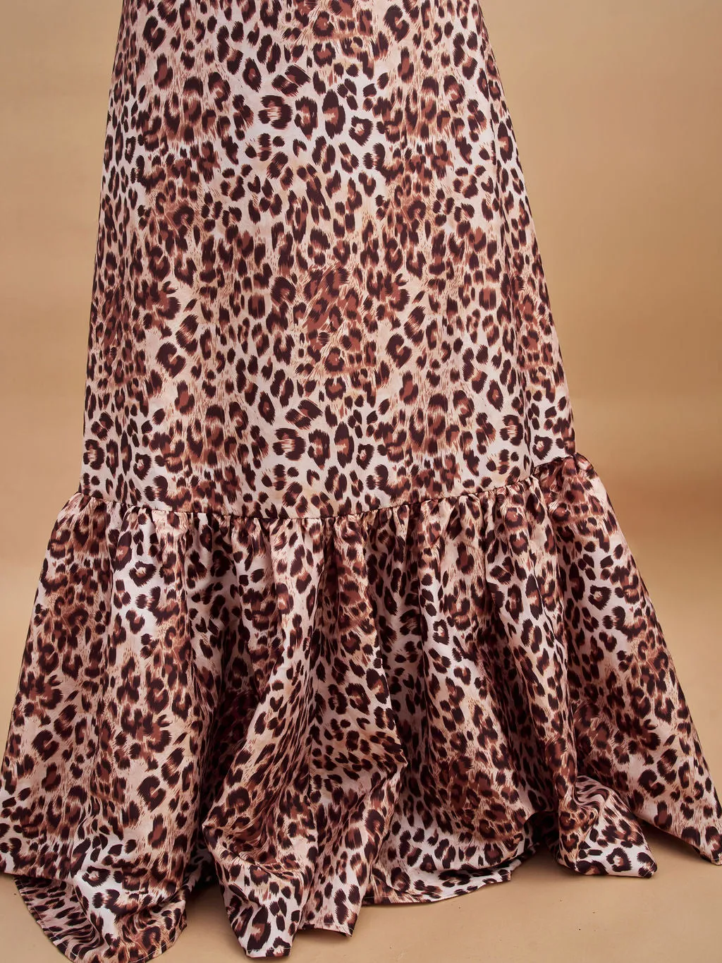 Monroe Leopard Print Maxi Skirt for Tall Women